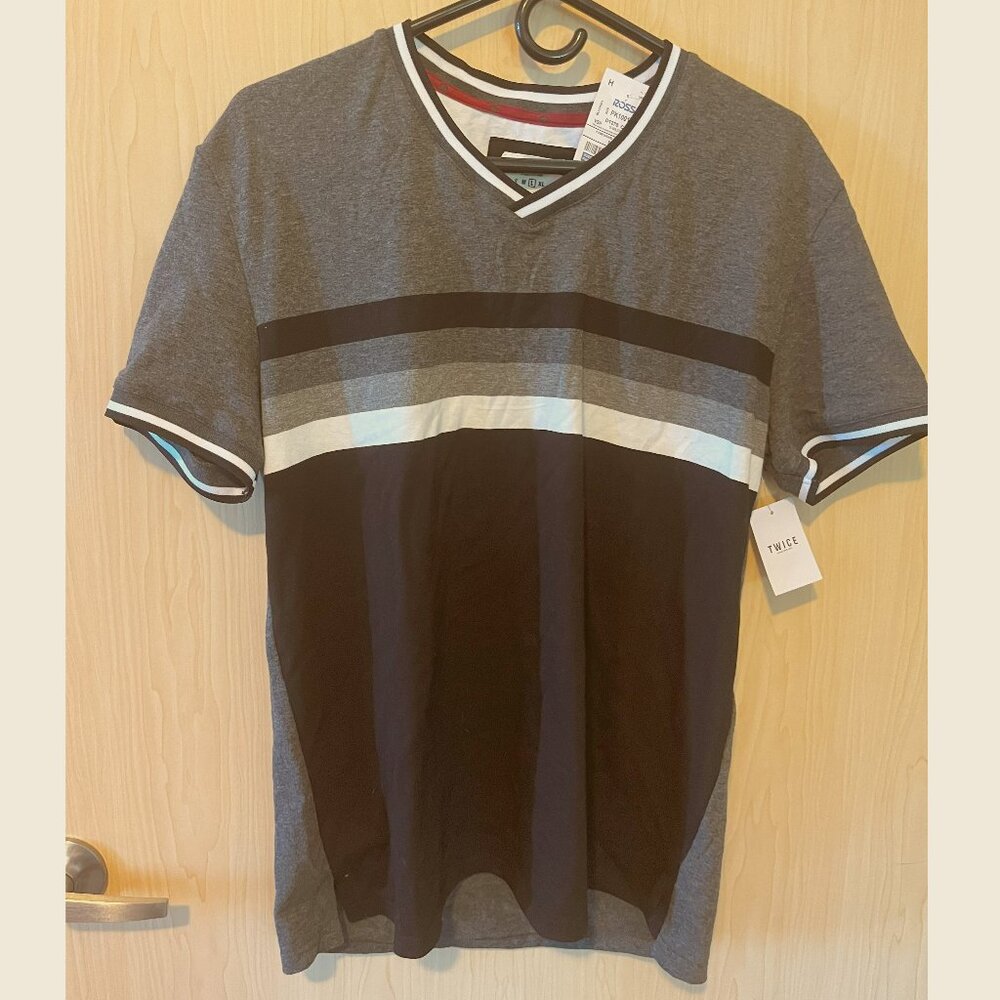 Large TWICE Grey Short Sleeve Shirt